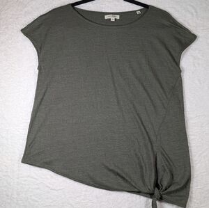 417-Nwot Max Studio  Short Sleeve Top in Olive‎